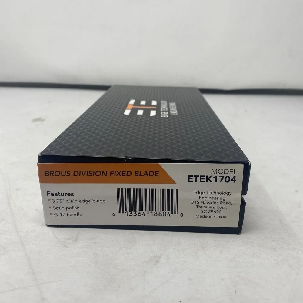 Edge Technology Engineering ETEK1704 ETE Full Tang Fixed 3.75